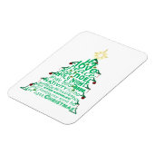 クリスマスツリーワード マグネット (左側)