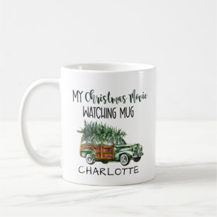 クリスマスツリーヴィンテージトラッククリスマスムービー名 コーヒーマグカップ