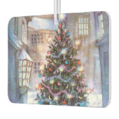 クリスマスツリーヴィンテージ カーエアーフレッシュナー (左)