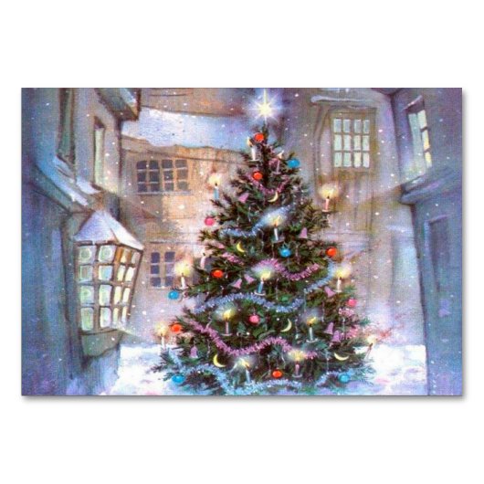 クリスマスツリーヴィンテージ テーブルナンバー (正面)