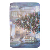 クリスマスツリーヴィンテージ バスマット (正面縦)