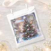 クリスマスツリーヴィンテージ フェイバーバッグ (クリップ留めされた状態)