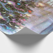 クリスマスツリーヴィンテージ ラッピングペーパー (角)