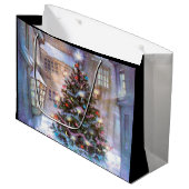 クリスマスツリーヴィンテージ ラージペーパーバッグ (正面アングル)