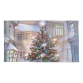 クリスマスツリーヴィンテージ 枕カバー (裏面)