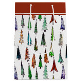 クリスマスツリー中抱き枕 ミディアムペーパーバッグ (裏面)