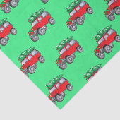 クリスマスツリー付きオフロードSUV 薄葉紙 (詳細)