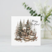 クリスマスツリー付きクリスマススケルトン (スタンド正面)