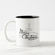 クリスマスツリー付きクリスマス文字