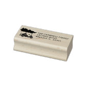 クリスマスツリー付きゴルフカート差出人住所 ラバースタンプ (スタンプ)