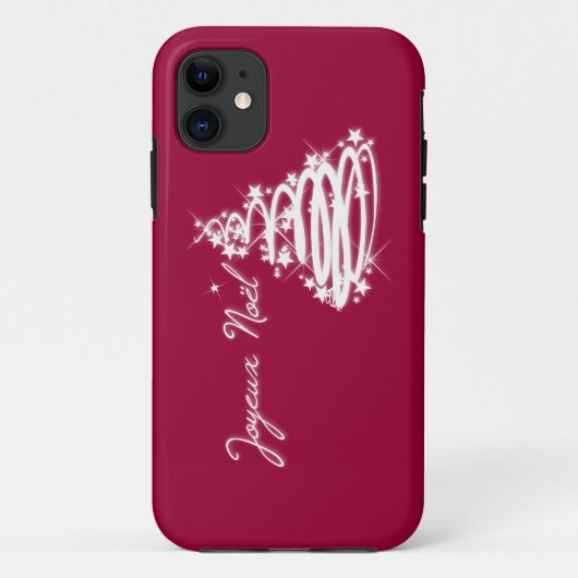 クリスマスツリー付きジョユーヌエル Case-Mate iPhoneケース (裏面)