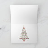 クリスマスツリー付きピックアップトラックツリー シーズンカード (内部)