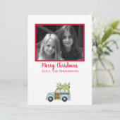 クリスマスツリー付き車 シーズンカード (スタンド正面)