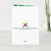 クリスマスツリー伝統 シーズンカード (裏面)