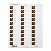 クリスマスツリー住所 シール (フルシート)