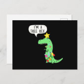 クリスマスツリー元旦サンタクロースのギフト ポストカード (正面/裏面)