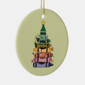 クリスマスツリー先生ライフ教えギフト セラミックオーナメント (右)