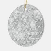 クリスマスツリー写真オーナメント |写真の追加 セラミックオーナメント (左)