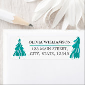 クリスマスツリー冬林の住所 ラベル (インサイチュ)