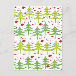 クリスマスツリー冬 ポストカード