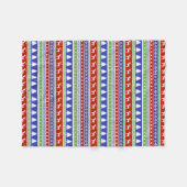 クリスマスツリー及びトナカイブランケット フリースブランケット (正面(横))