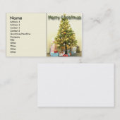 クリスマスツリー名刺 名刺 (正面/裏面)