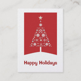 クリスマスツリー名刺 名刺