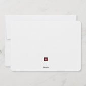 クリスマスツリー名黄金の色の星写真 シーズンカード (裏面)