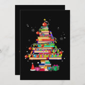 クリスマスツリー図書館 招待状 (正面/裏面)