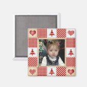 クリスマスツリー国縁どのクリスマスマグネット マグネット (正面/裏面)