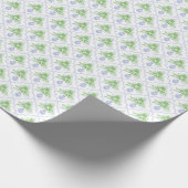 クリスマスツリー大千年名門私立校風の間頃の陳腐 ラッピングペーパー (角)