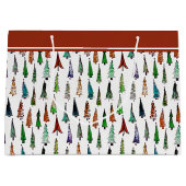 クリスマスツリー大抱き枕 ラージペーパーバッグ (正面)