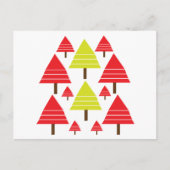 クリスマスツリー季節のごあいさつ ポストカード (正面)