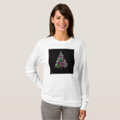 クリスマスツリー宝石 Tシャツ (正面フル)