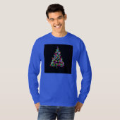 クリスマスツリー宝石 Tシャツ (正面フル)