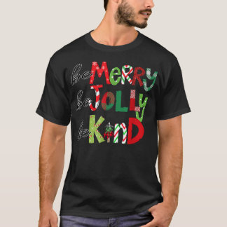 クリスマスツリー家族と一緒に陽気にお祭り楽しんで親切にしよう Tシャツ