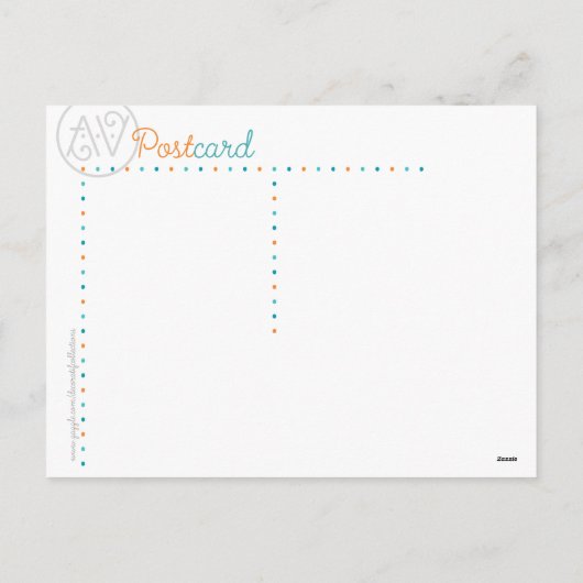 クリスマスツリー家族はがき シーズンポストカード (裏面)