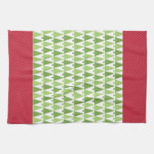 クリスマスツリー小繊維キッチンタオル キッチンタオル (横)