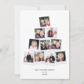 クリスマスツリー広場キッズフォトコラージュ シーズンカード (正面)