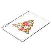 クリスマスツリー手帳 ノートブック (左側)