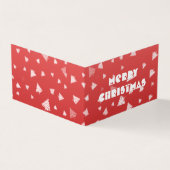 クリスマスツリー折り畳みカード (外部)