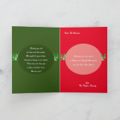 クリスマスツリー折り畳みカード シーズンカード (内部)