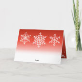 クリスマスツリー折り畳みホリデーカード シーズンカード (裏面)