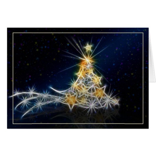 クリスマスツリー抽象芸術 (正面横)
