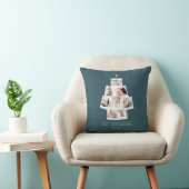 クリスマスツリー数々のの写真の休日 クッション (椅子)