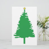 クリスマスツリー文具 便箋 (スタンド正面)