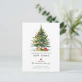 クリスマスツリー新しいホームムービング 案内ポストカード (スタンド正面)