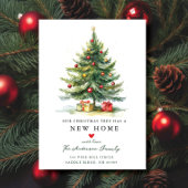 クリスマスツリー新しいホームムービング 案内状