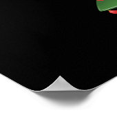 クリスマスツリー日のないゼロクリスマス ポスター (角)