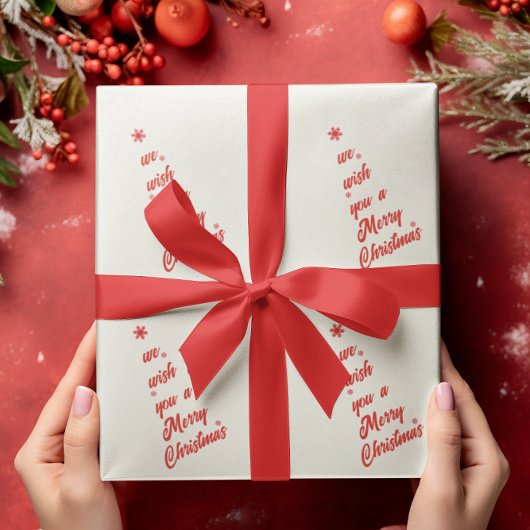 クリスマスツリー書道 ラッピングペーパー
